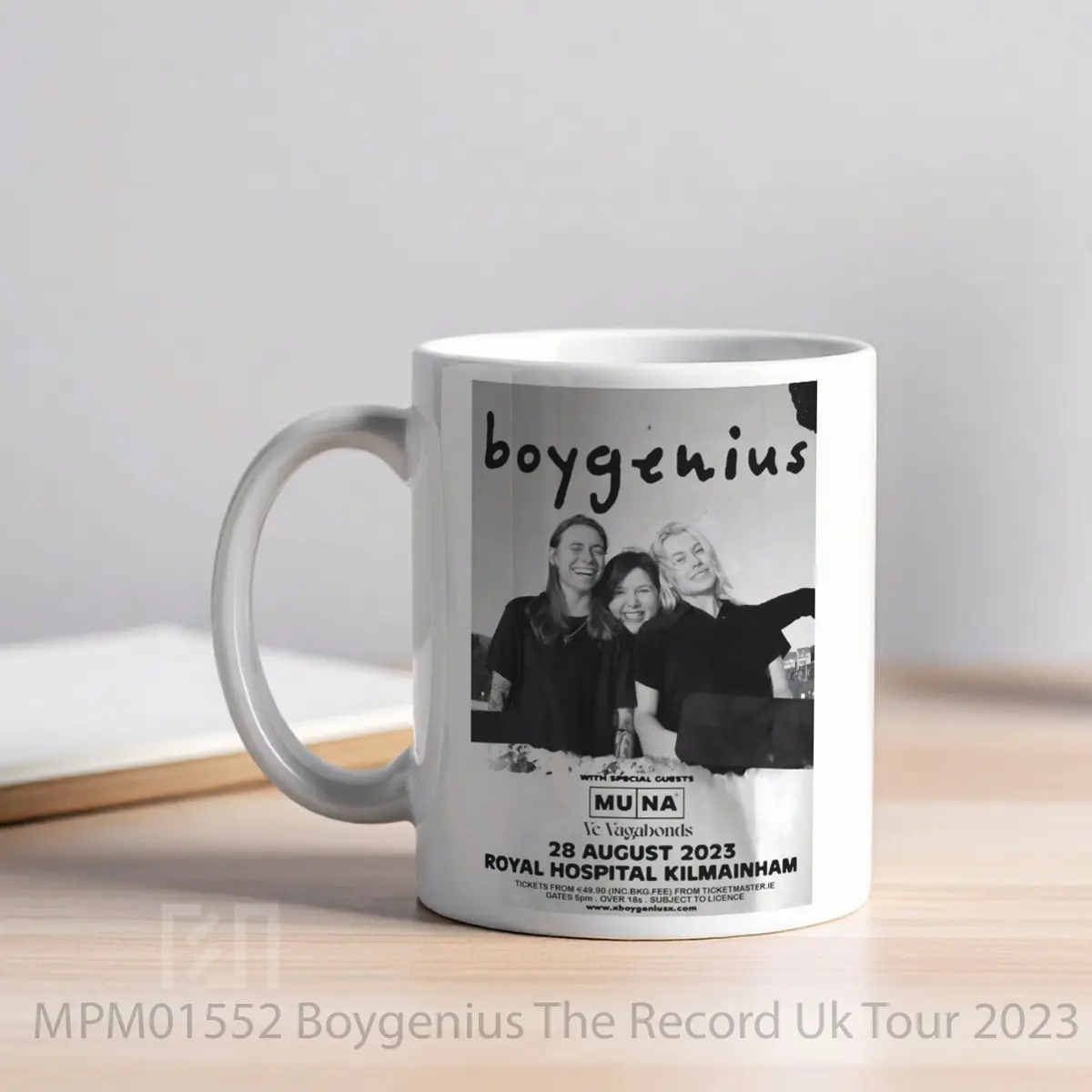 Mug Boygenius The Record Uk Tour 2023 Kilmainham Royal Hospital MPM01552 - All-side / Desain