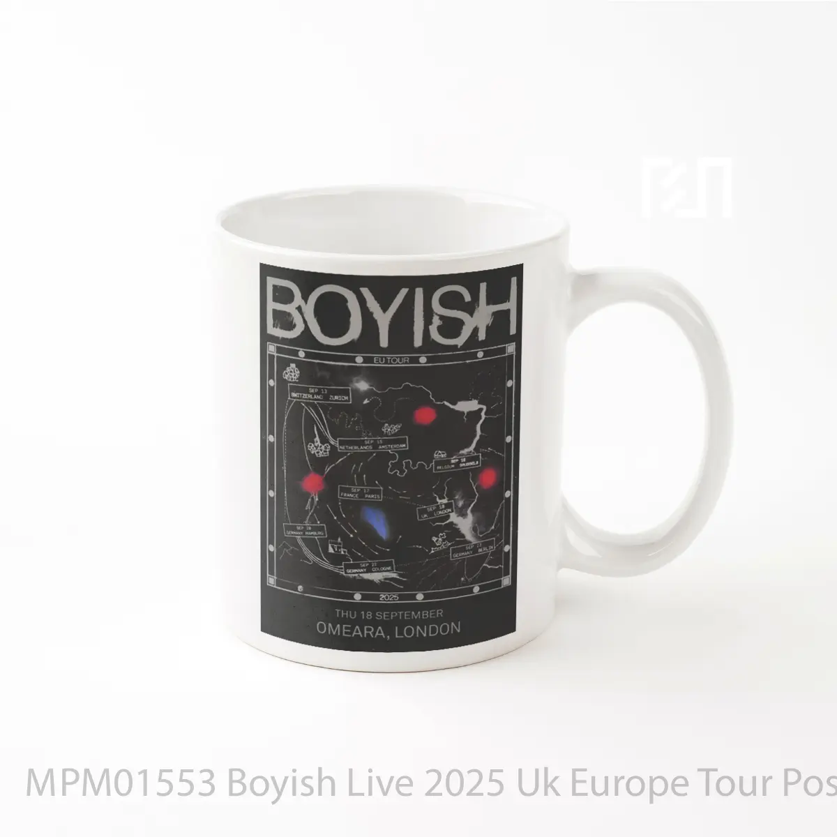 Mug Boyish Live 2025 Uk Europe Tour MPM01553