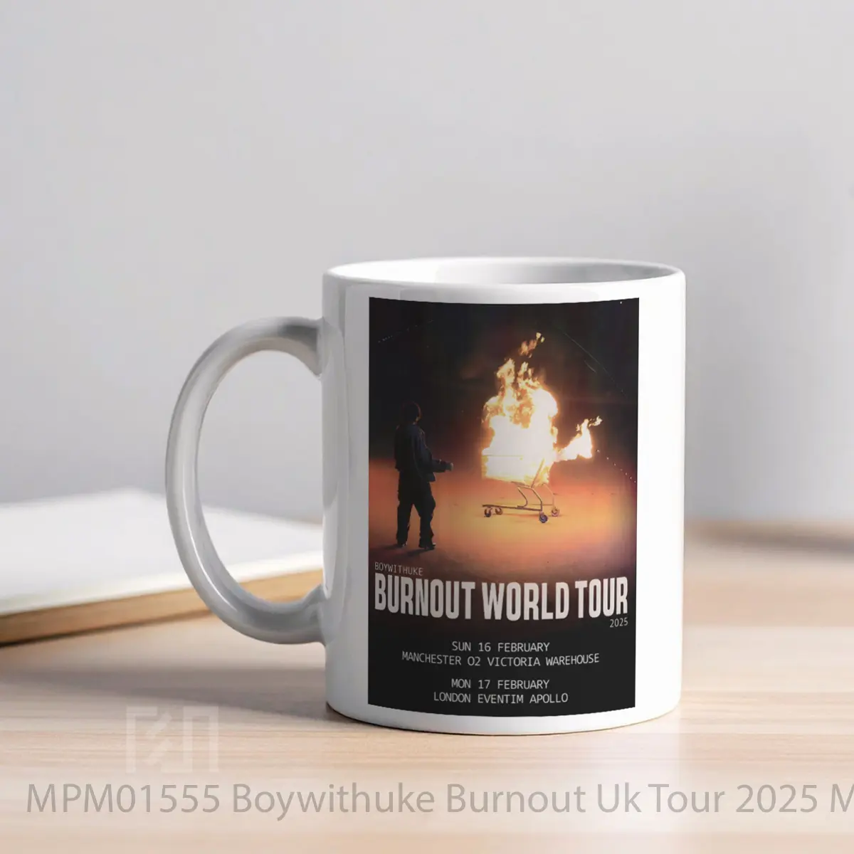 Mug Boywithuke Burnout Uk Tour 2025 Manchester London MPM01555 - All-side / Desain