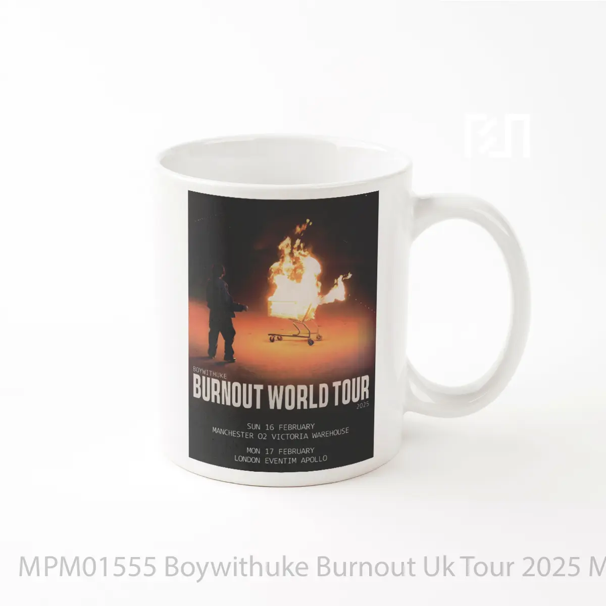 Mug Boywithuke Burnout Uk Tour 2025 Manchester London MPM01555