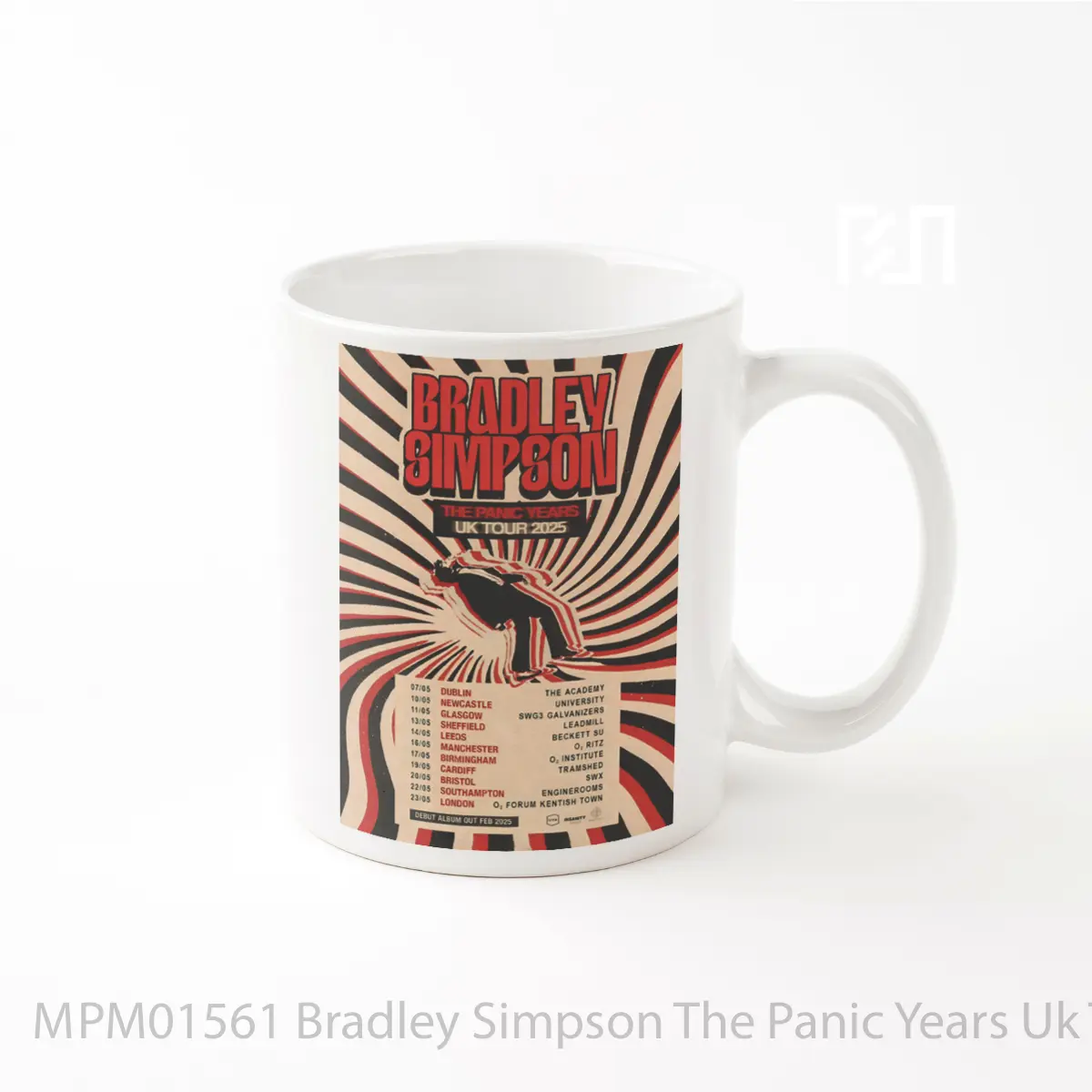 Mug Bradley Simpson The Panic Years Uk Tour 2025 MPM01561