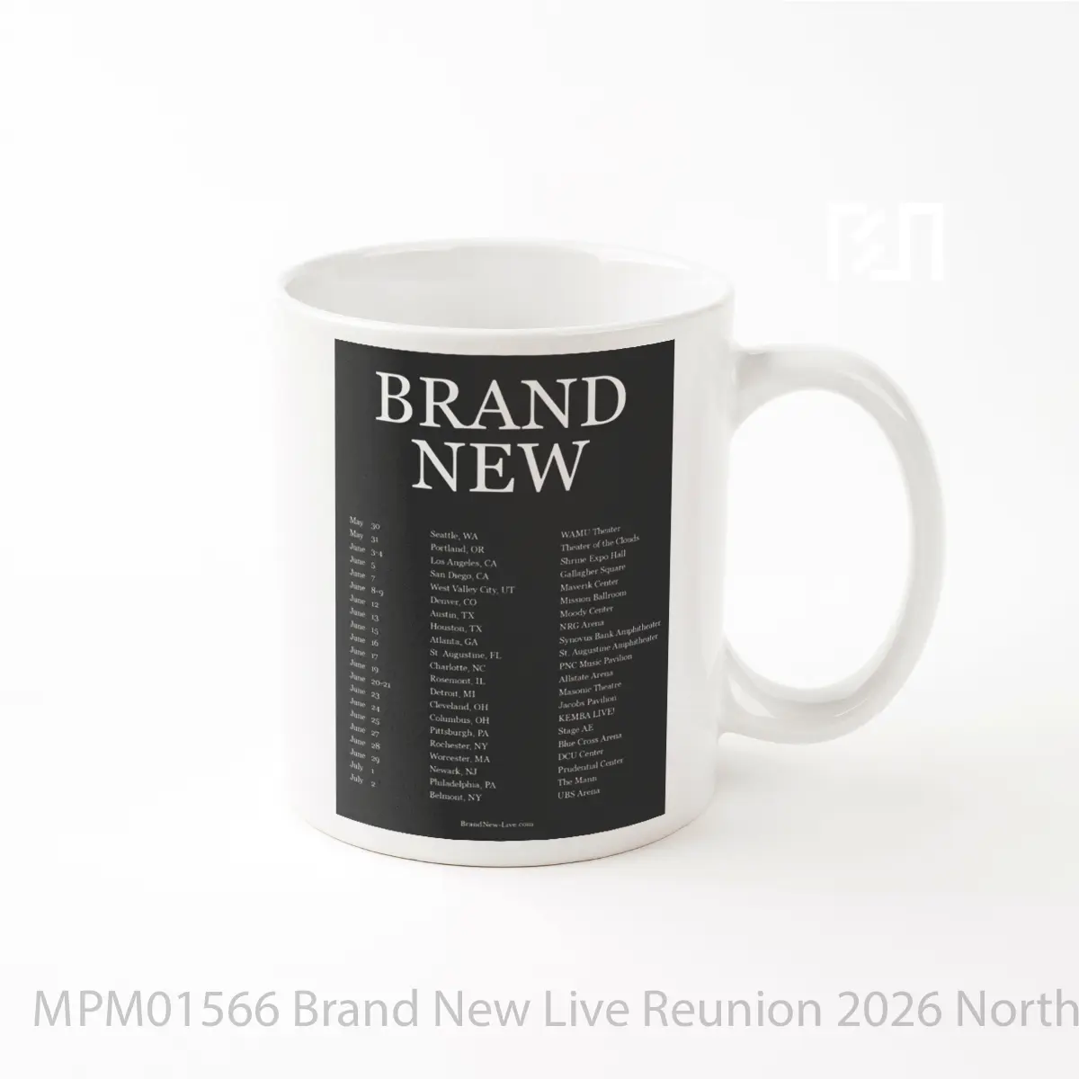 Mug Brand New Live Reunion 2026 North America Tour MPM01566