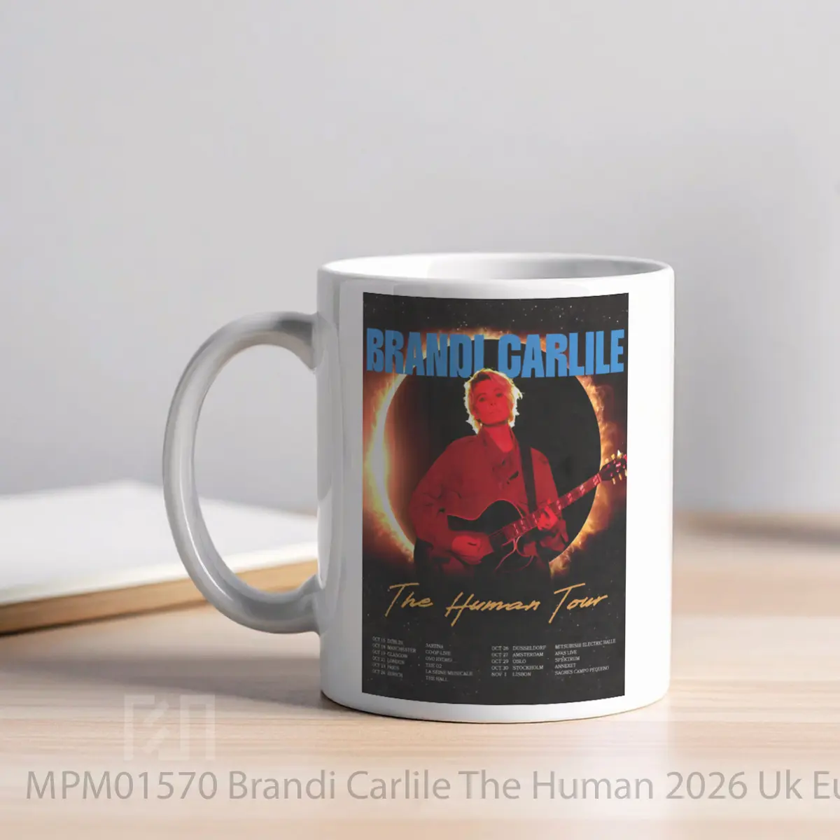 Mug Brandi Carlile The Human 2026 Uk Europe Tour MPM01570 - All-side / Desain