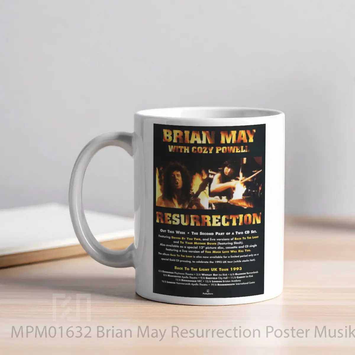 Mug Brian May Resurrection MPM01632 - All-side / Desain