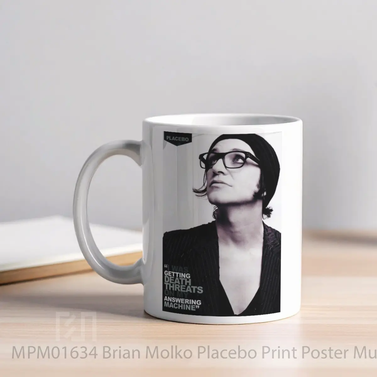 Mug Brian Molko Placebo Print MPM01634 - All-side / Desain