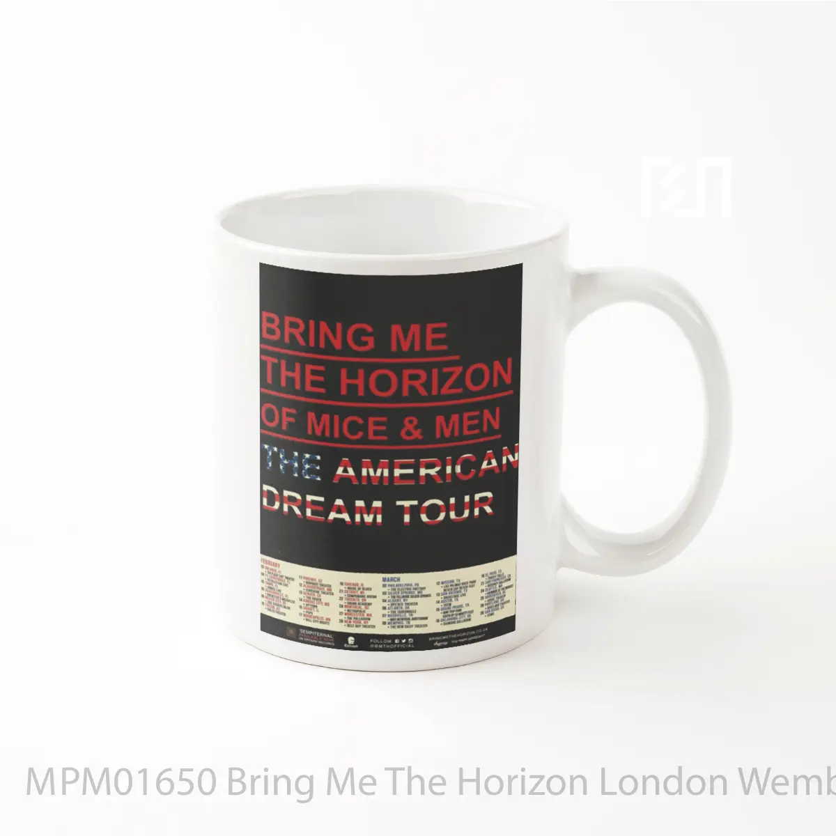 Mug Bring Me The Horizon London Wembley Arena 2014 1 MPM01650