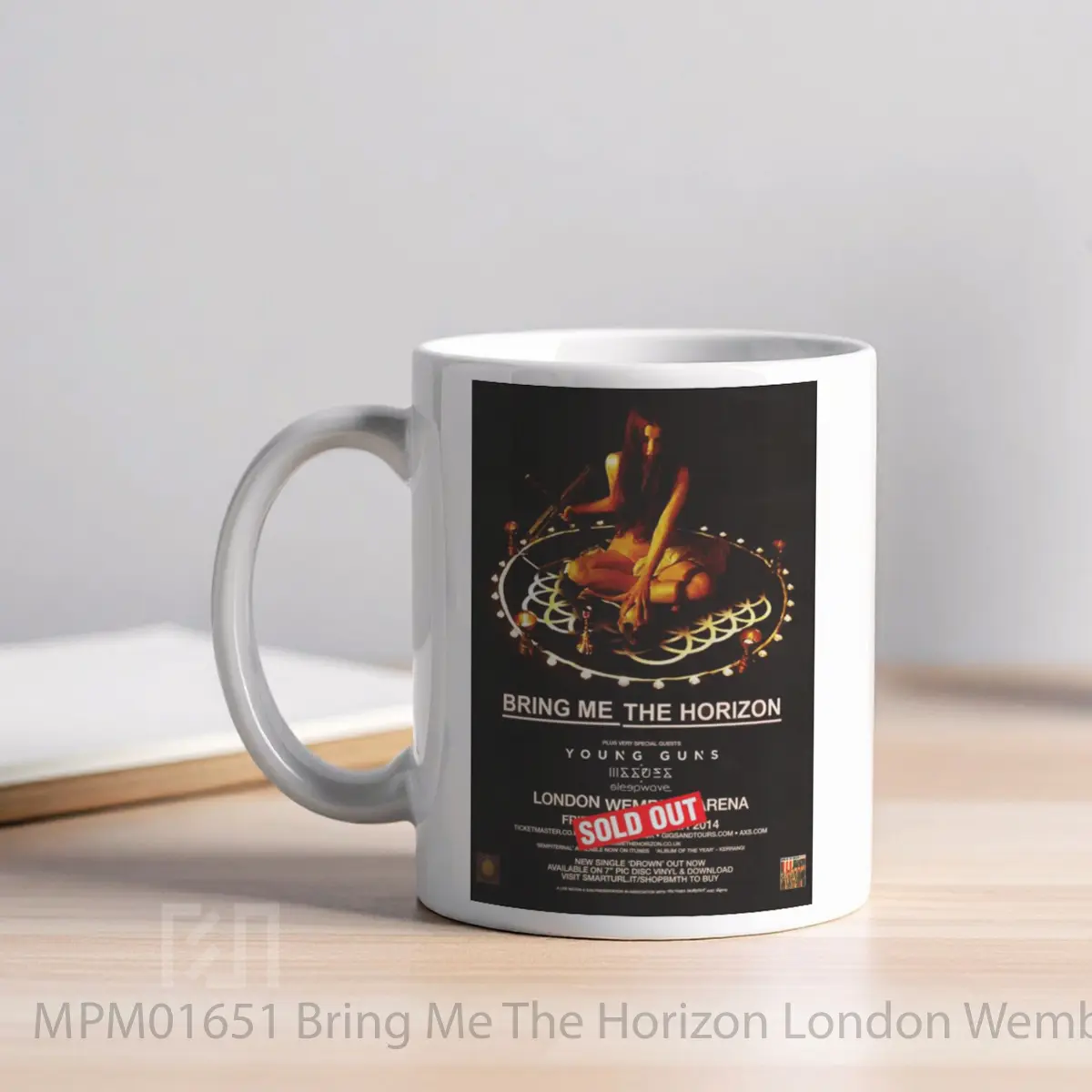 Mug Bring Me The Horizon London Wembley Arena 2014 MPM01651 - All-side / Desain
