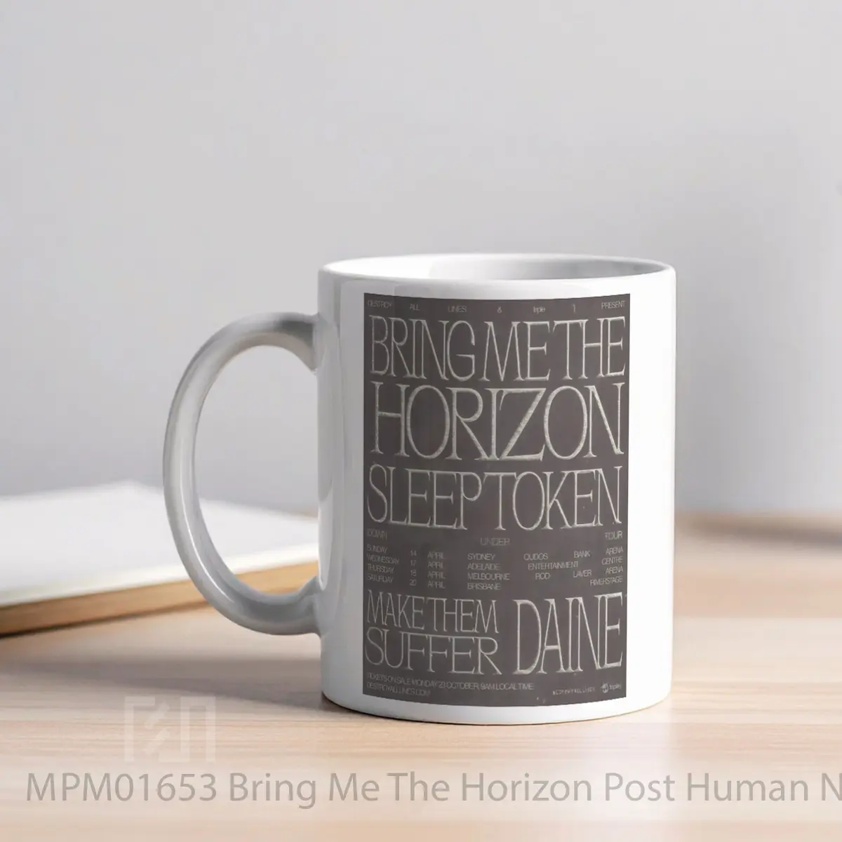 Mug Bring Me The Horizon Post Human Nex Gen Australia Tour 2024 MPM01653 - All-side / Desain