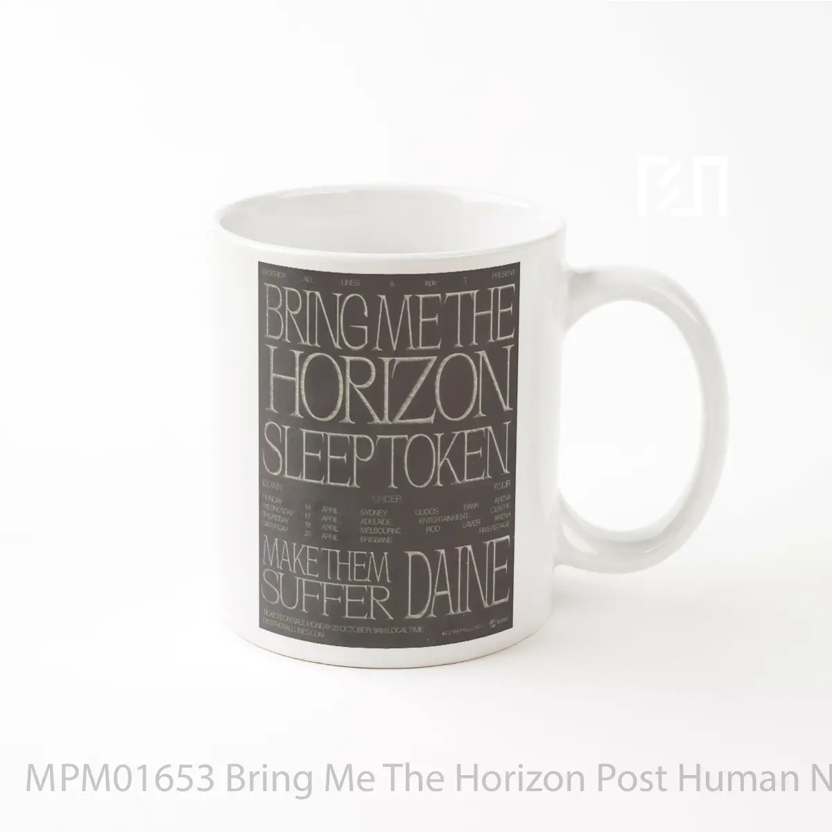 Mug Bring Me The Horizon Post Human Nex Gen Australia Tour 2024 MPM01653