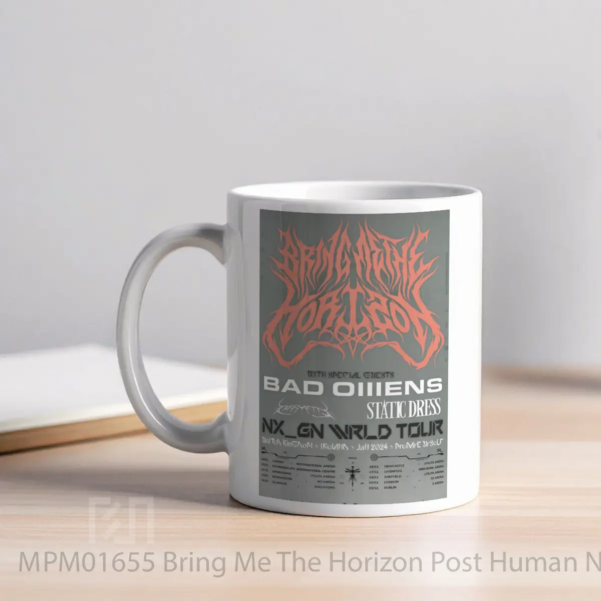 Mug Bring Me The Horizon Post Human Nex Gen Uk Ireland Tour 2024 MPM01655 - All-side / Desain