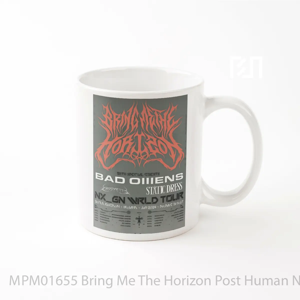 Mug Bring Me The Horizon Post Human Nex Gen Uk Ireland Tour 2024 MPM01655