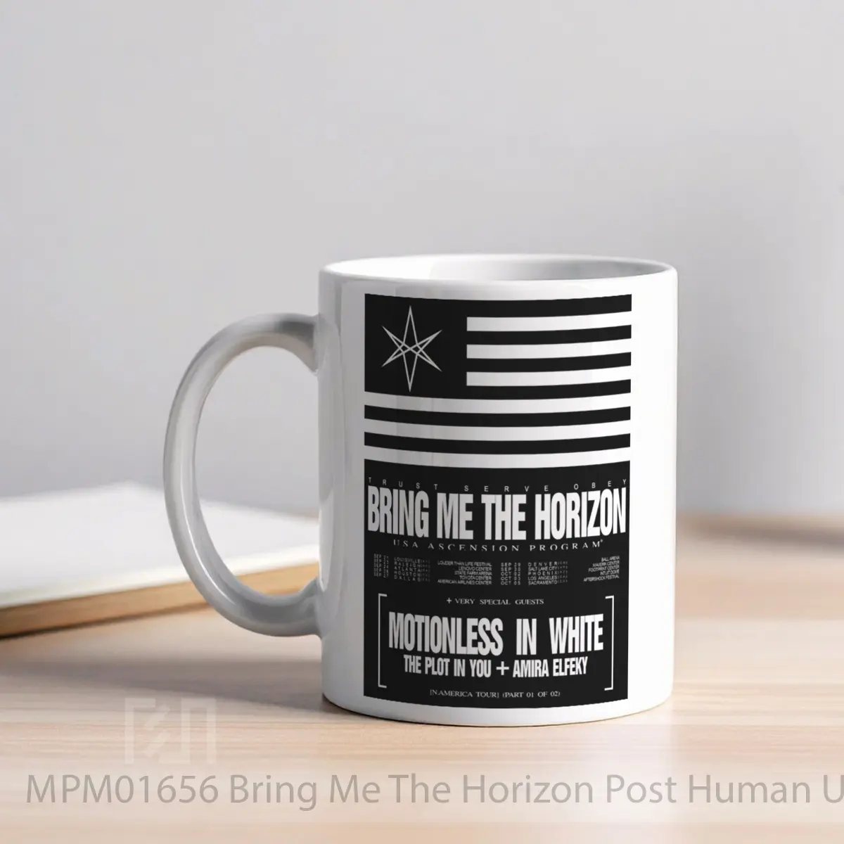 Mug Bring Me The Horizon Post Human Usa Ascension Tour 2025 MPM01656 - All-side / Desain