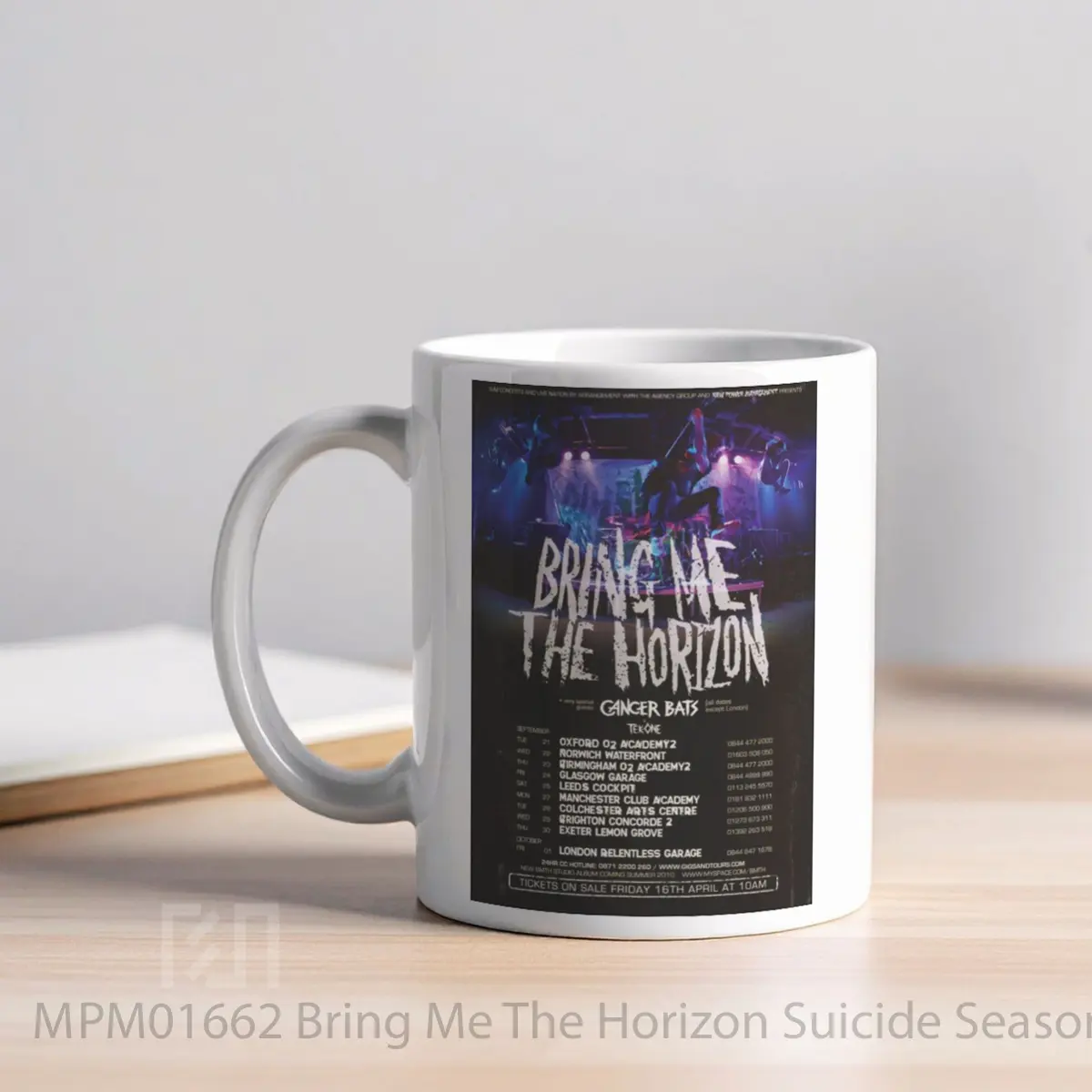 Mug Bring Me The Horizon Suicide Season 2009 Uk Tour MPM01662 - All-side / Desain