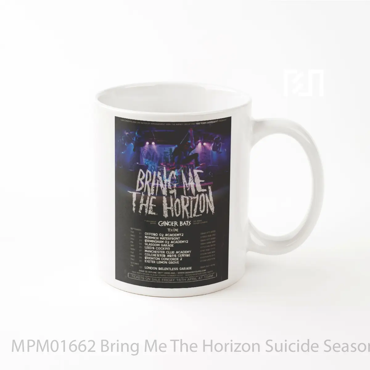 Mug Bring Me The Horizon Suicide Season 2009 Uk Tour MPM01662