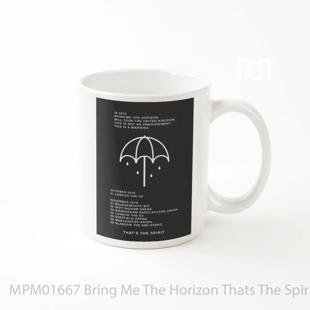 Mug Bring Me The Horizon Thats The Spirit Arena Tour 2016 MPM01667