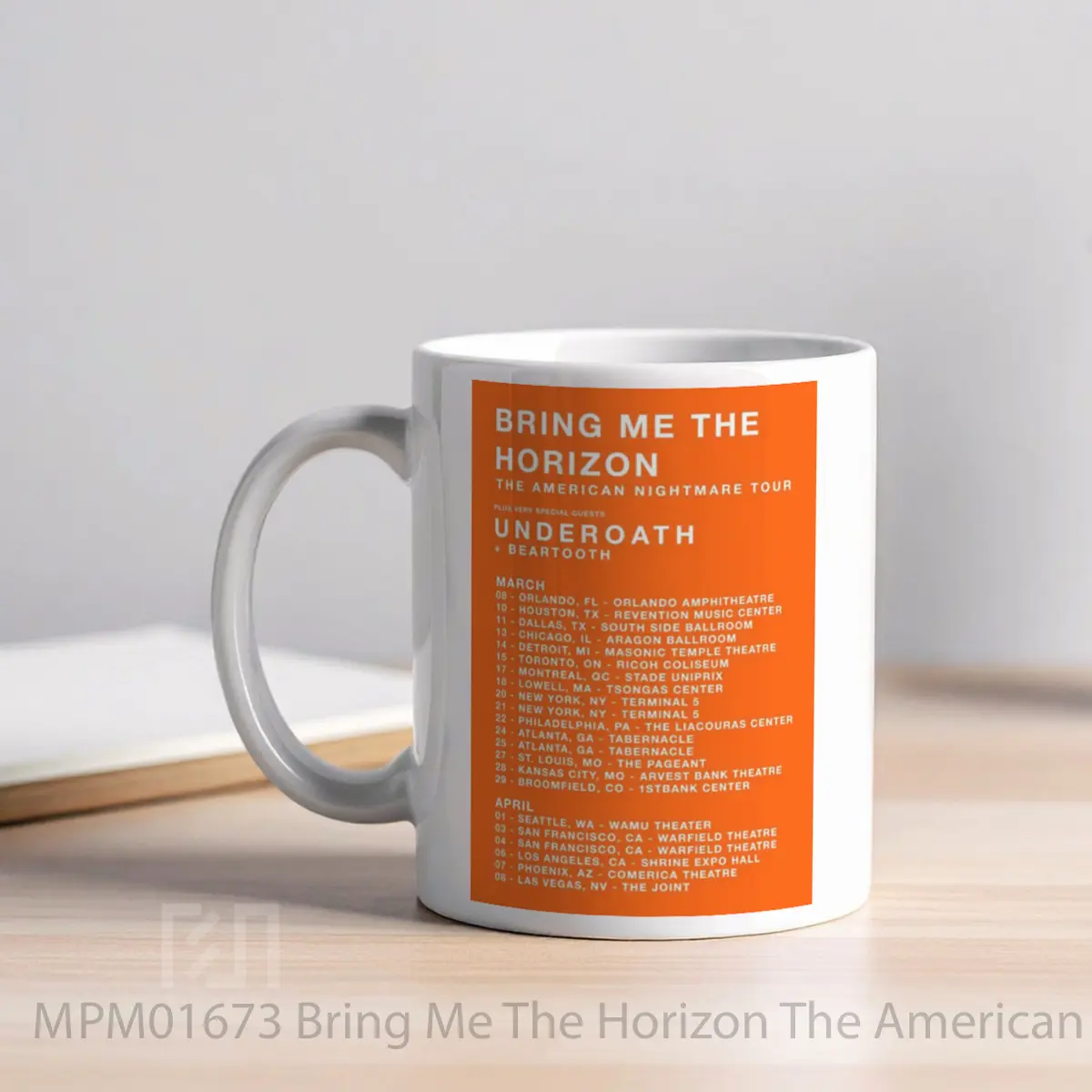 Mug Bring Me The Horizon The American Nightmare 2017 Tour MPM01673 - All-side / Desain