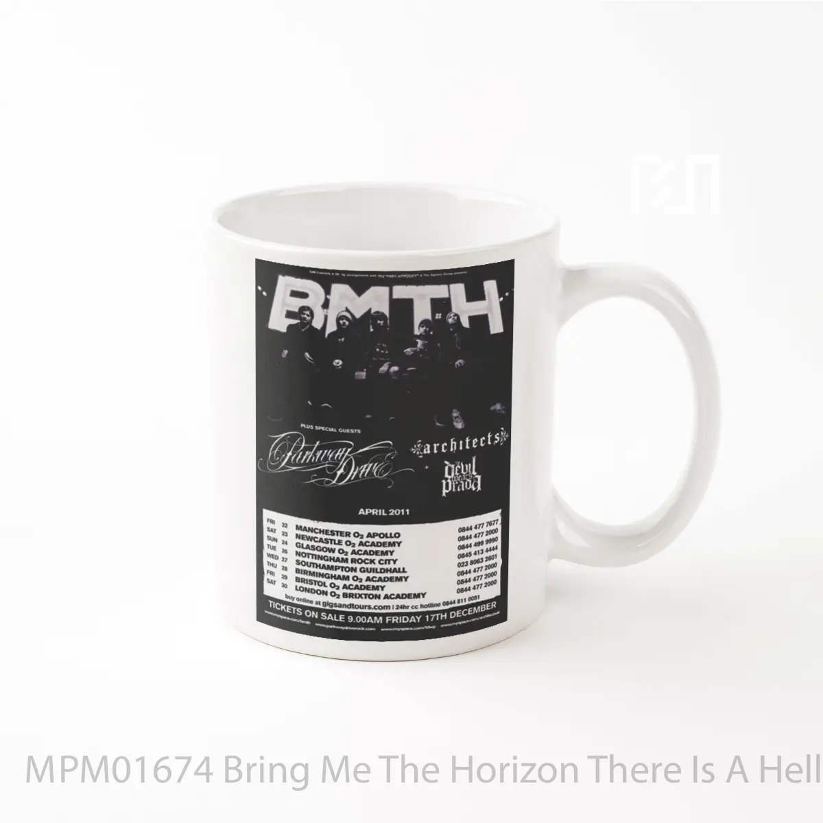 Mug Bring Me The Horizon There Is A Hell Uk Tour 2011 MPM01674