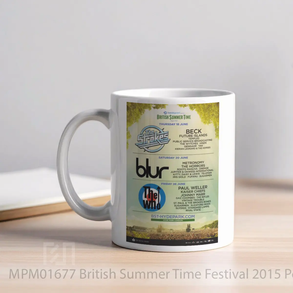 Mug British Summer Time Festival 2015 MPM01677 - All-side / Desain
