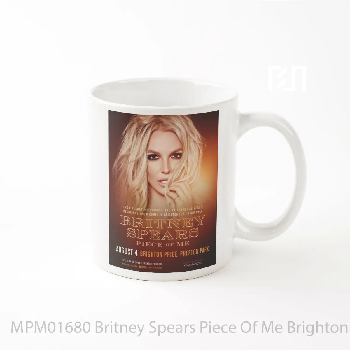 Mug Britney Spears Piece Of Me Brighton Preston Park MPM01680