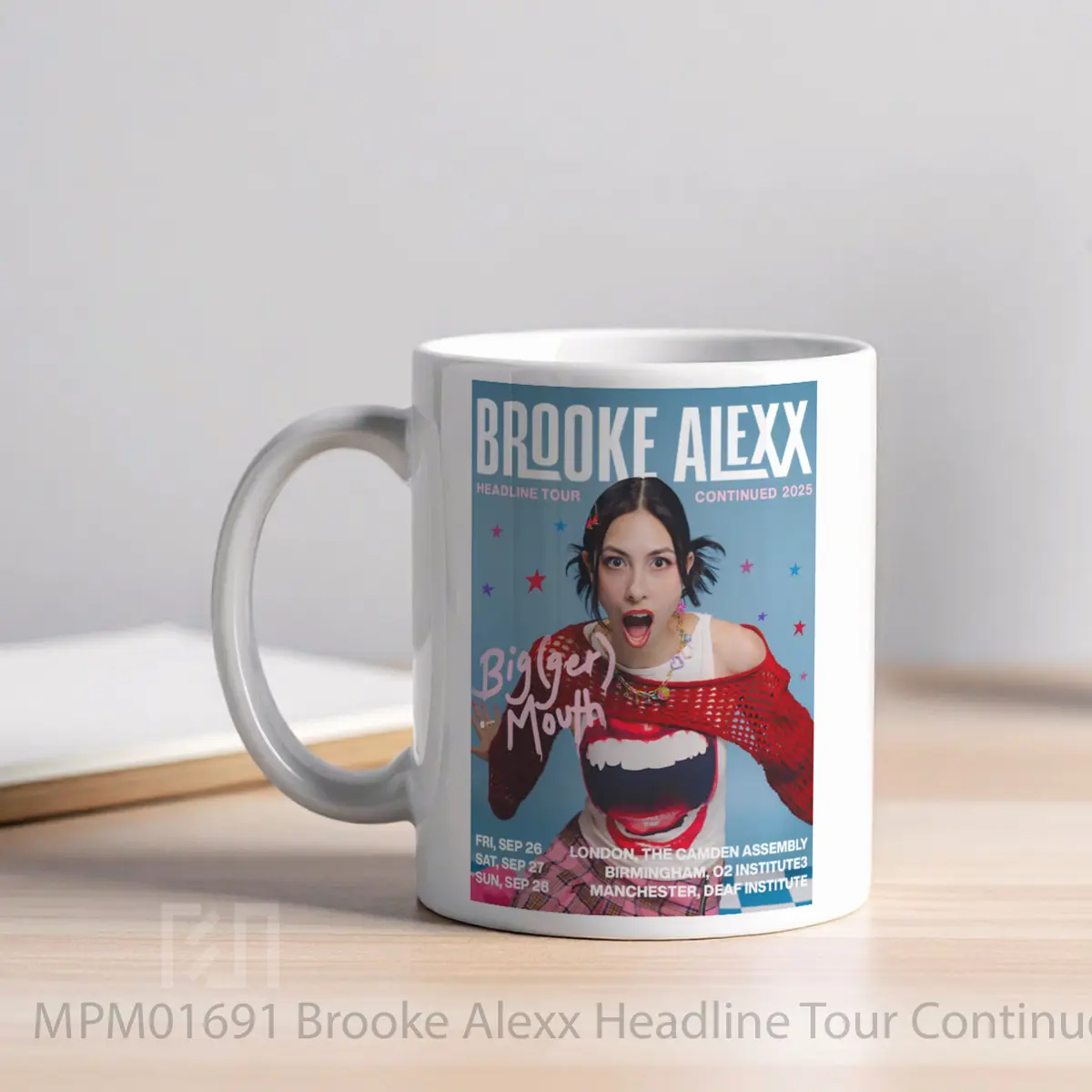 Mug Brooke Alexx Headline Tour Continued 2025 Uk Tour MPM01691 - All-side / Desain