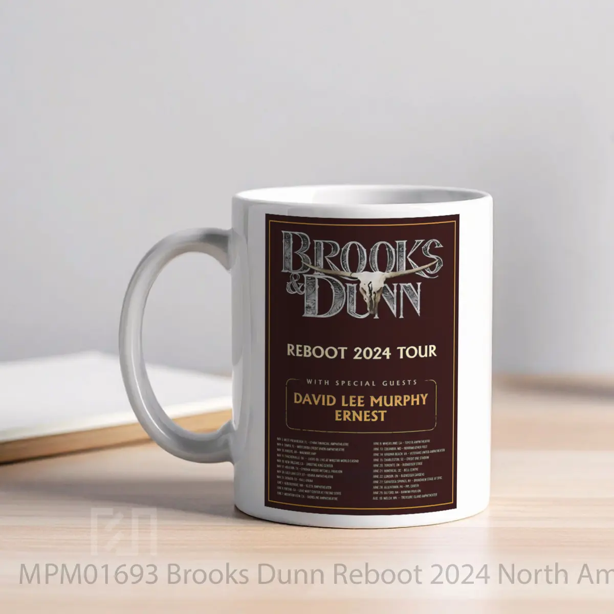 Mug Brooks Dunn Reboot 2024 North America Tour MPM01693 - All-side / Desain
