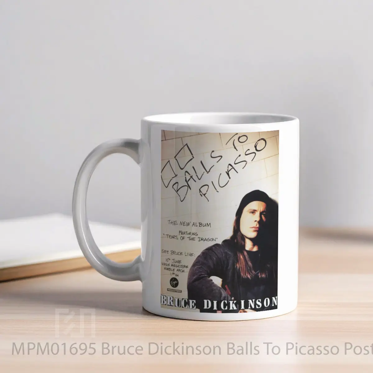 Mug Bruce Dickinson Balls To Picasso MPM01695 - All-side / Desain