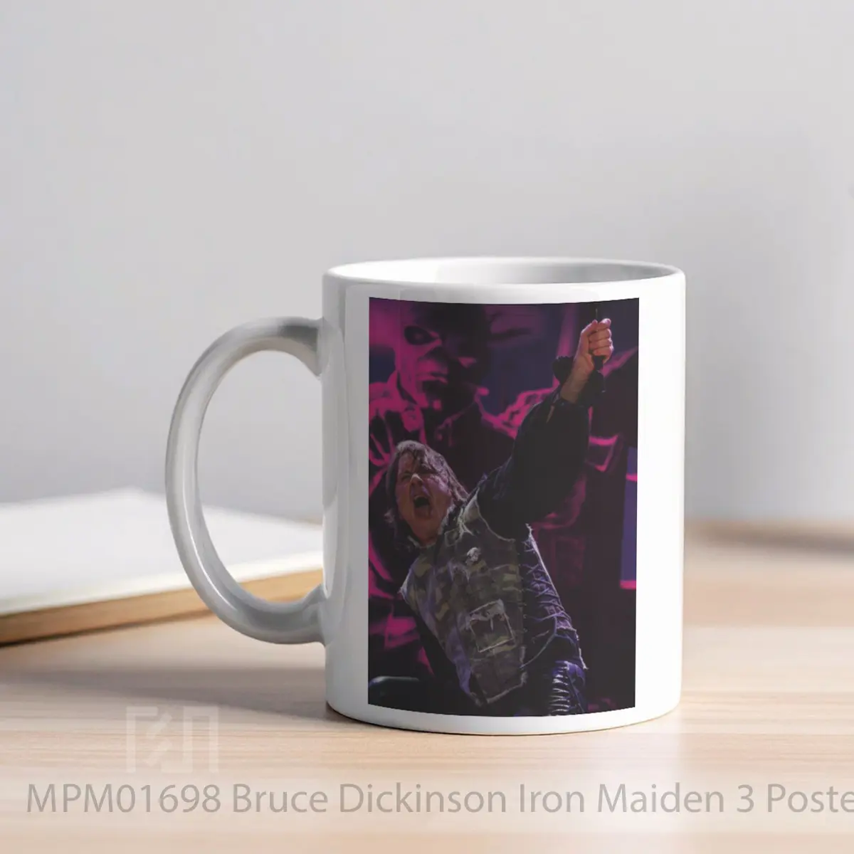 Mug Bruce Dickinson Iron Maiden 3 MPM01698 - All-side / Desain