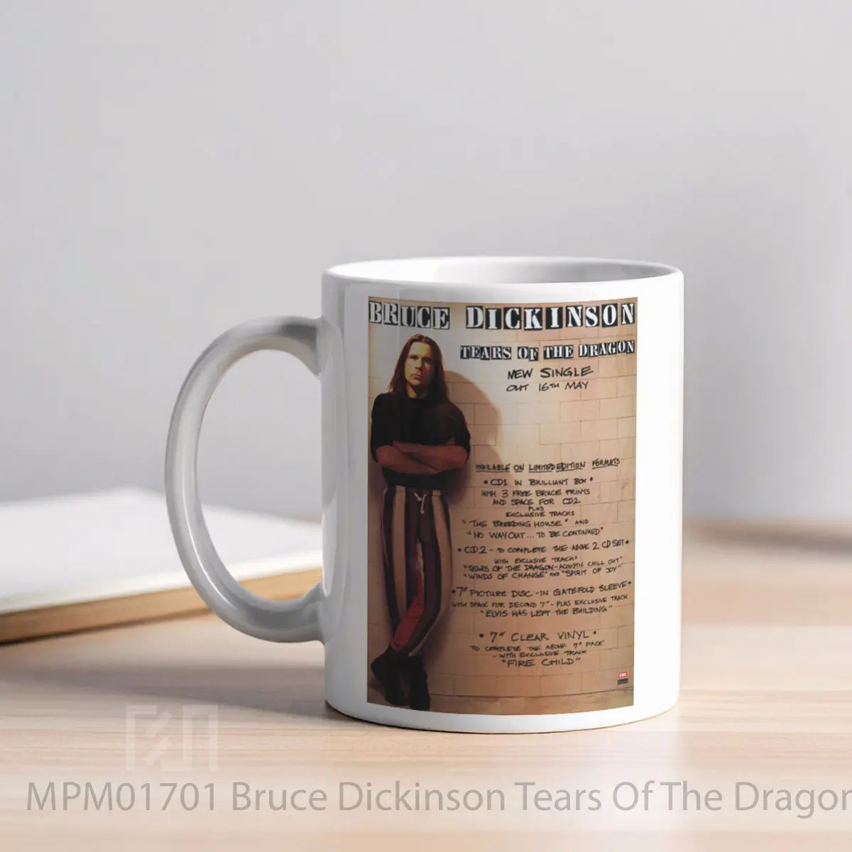 Mug Bruce Dickinson Tears Of The Dragon MPM01701 - All-side / Desain
