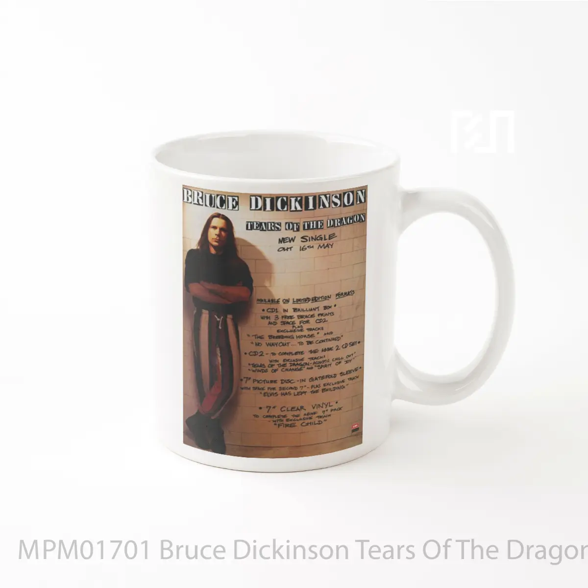 Mug Bruce Dickinson Tears Of The Dragon MPM01701