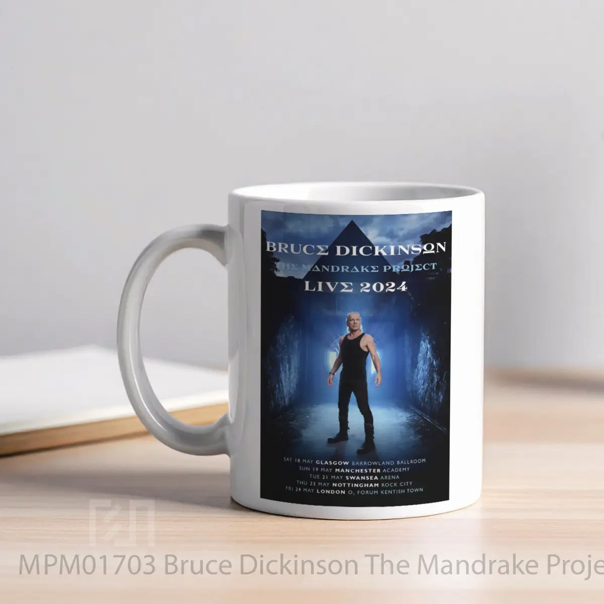 Mug Bruce Dickinson The Mandrake Project Uk Tour 2024 MPM01703 - All-side / Desain