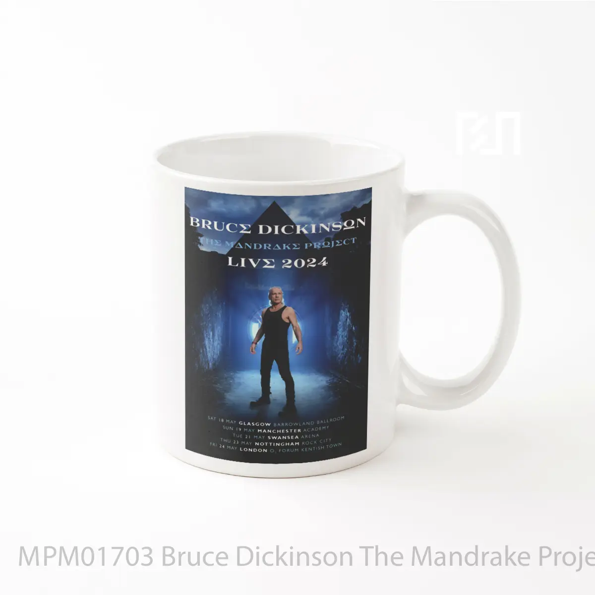 Mug Bruce Dickinson The Mandrake Project Uk Tour 2024 MPM01703