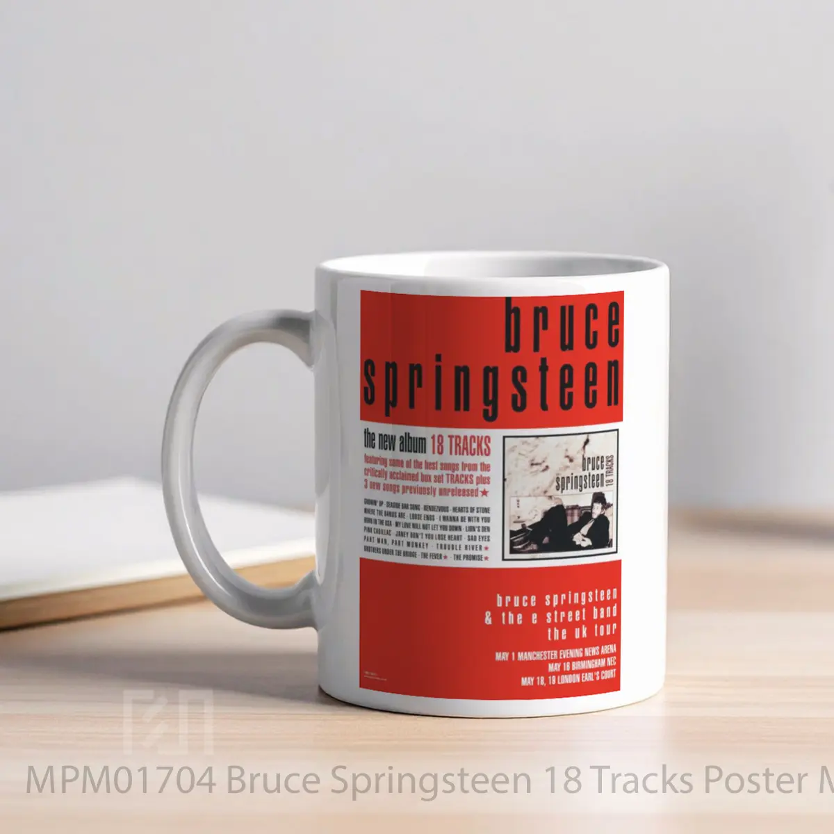 Mug Bruce Springsteen 18 Tracks MPM01704 - All-side / Desain