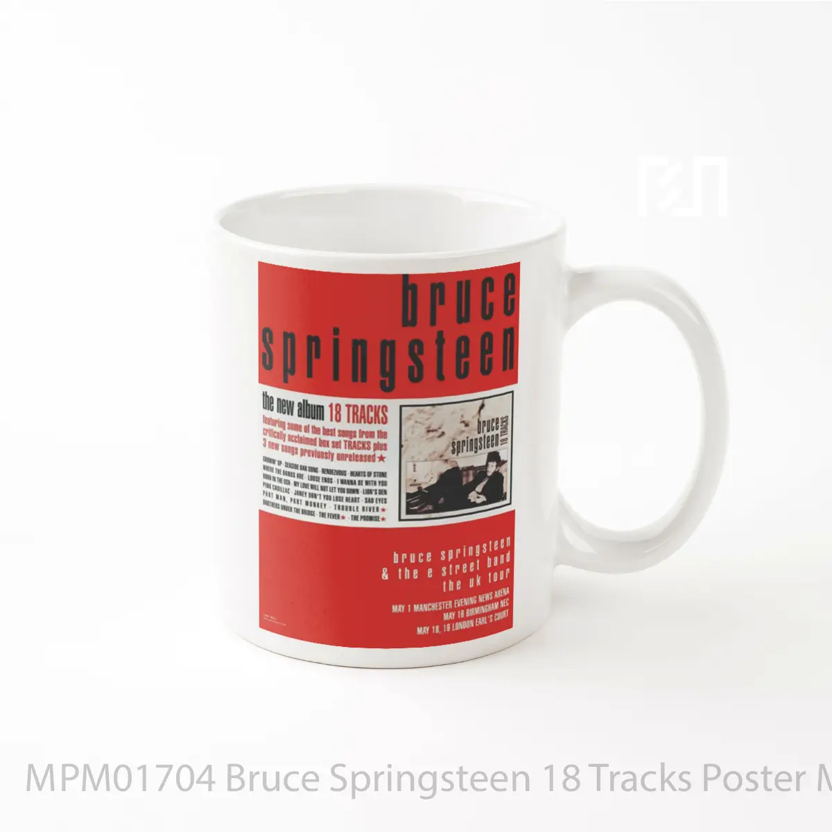 Mug Bruce Springsteen 18 Tracks MPM01704