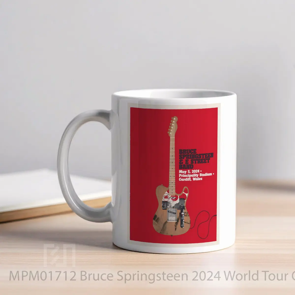 Mug Bruce Springsteen 2024 World Tour Cardiff MPM01712 - All-side / Desain