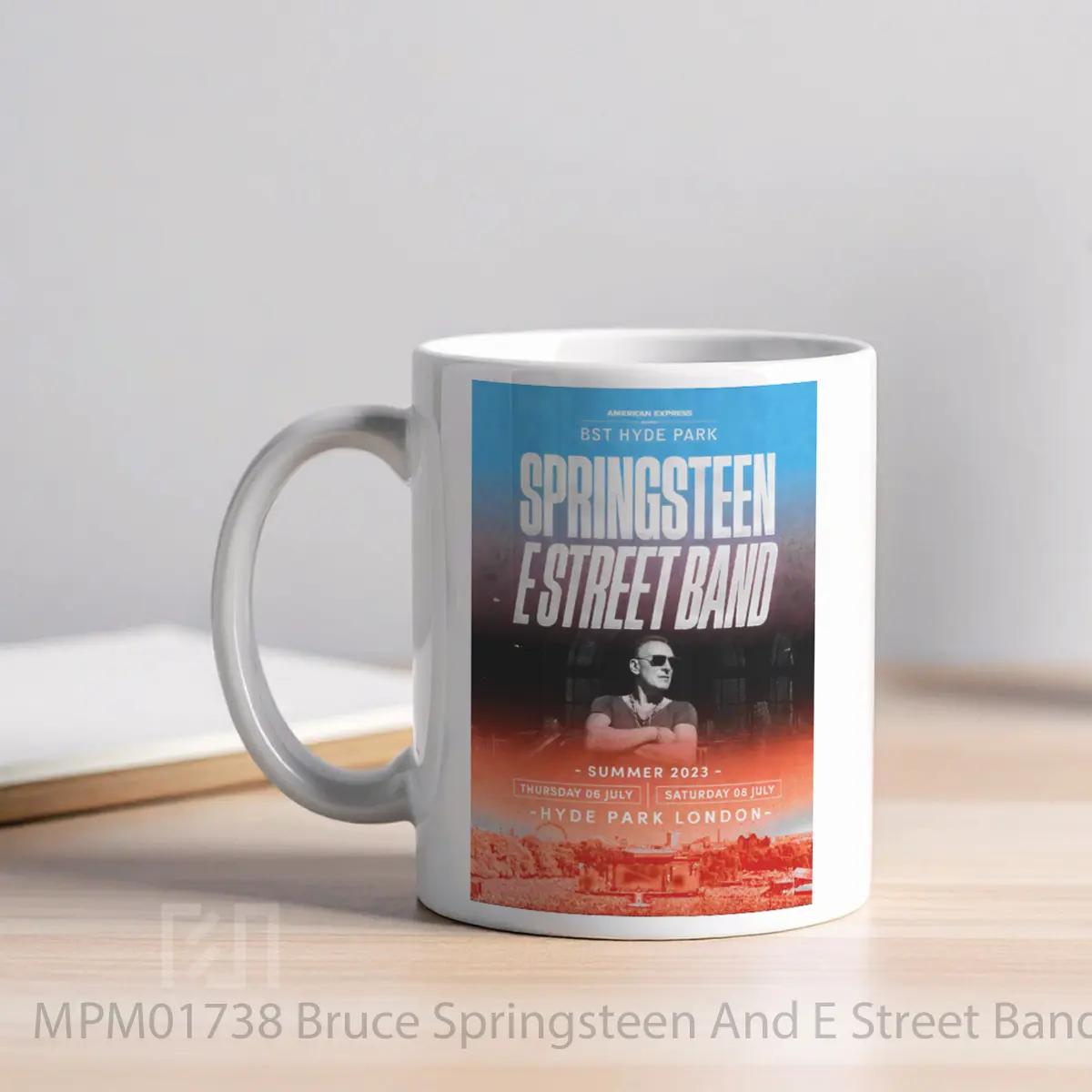 Mug Bruce Springsteen And E Street Band Live Tour 2023 London MPM01738 - All-side / Desain