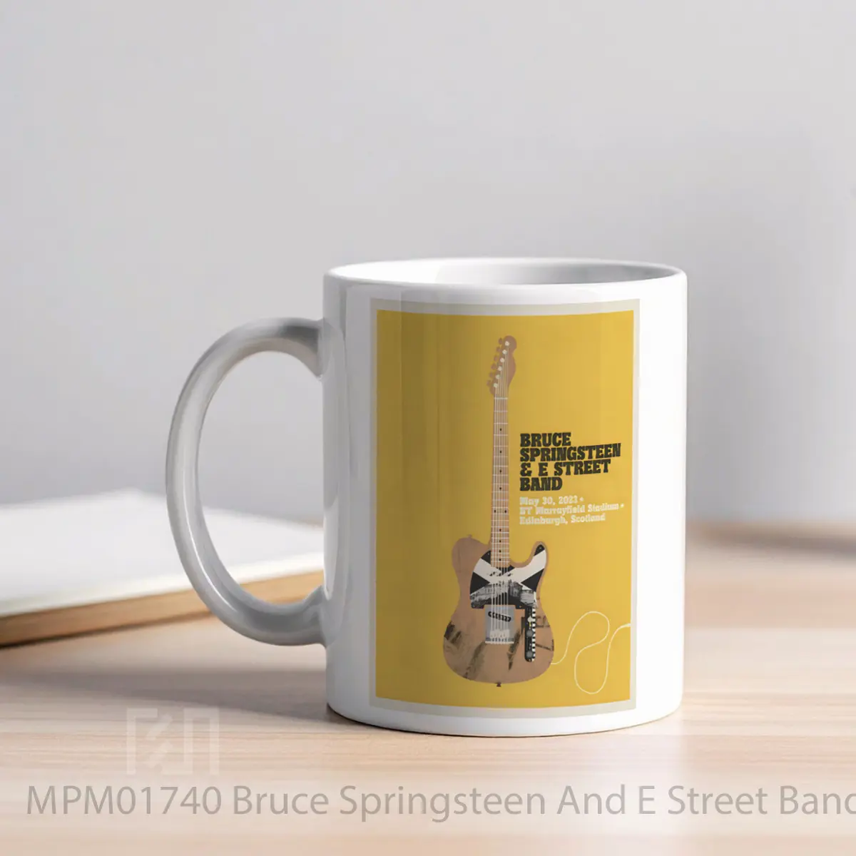 Mug Bruce Springsteen And E Street Band Tur Dunia 2023 Edinburgh Bt Murrayfield MPM01740 - All-side / Desain