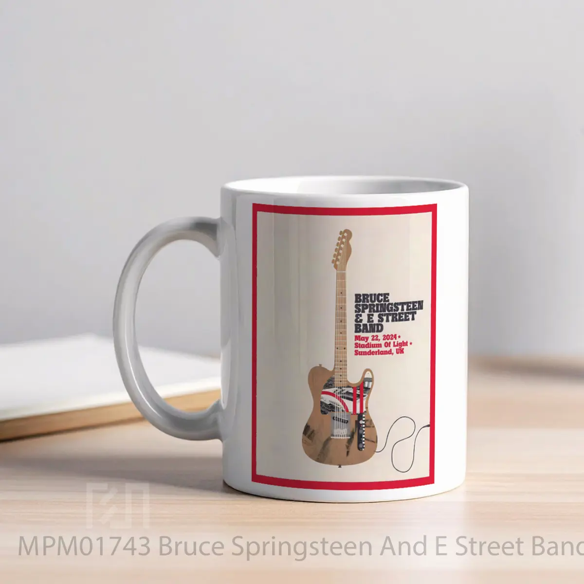 Mug Bruce Springsteen And E Street Band Tur Dunia 2024 Marseille MPM01743 - All-side / Desain