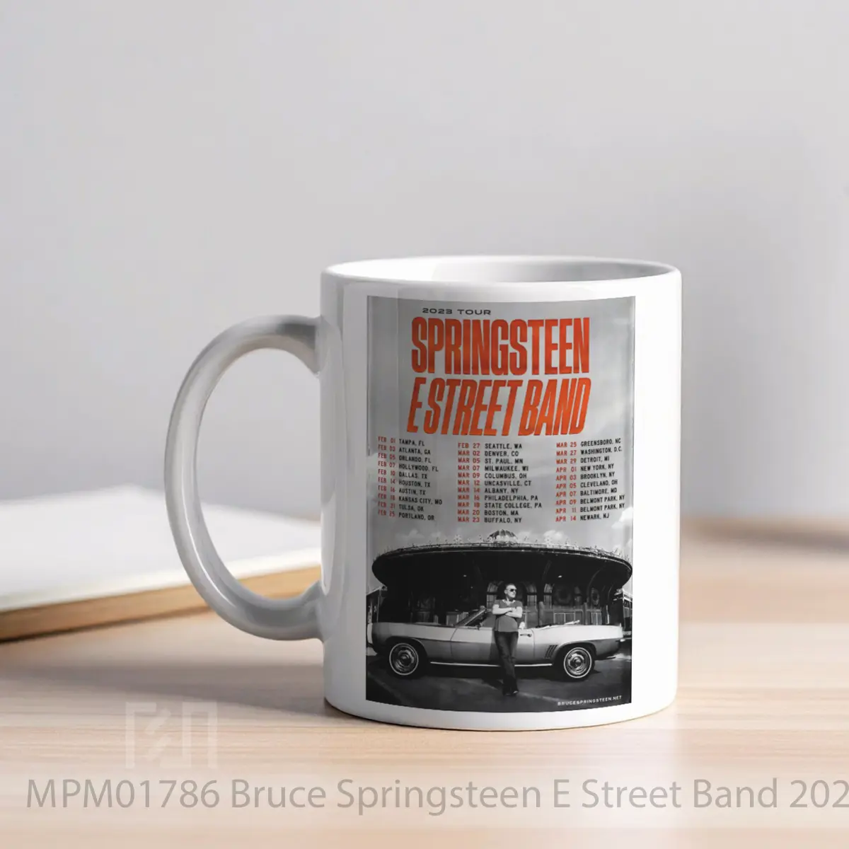 Mug Bruce Springsteen E Street Band 2023 World Tour 31 MPM01786 - All-side / Desain