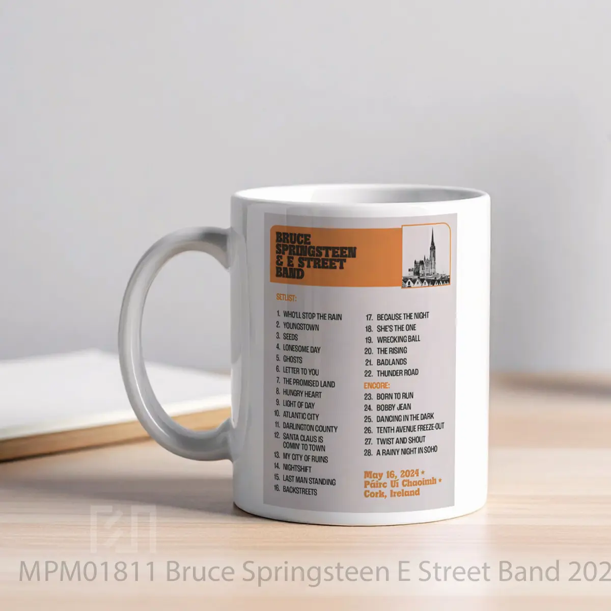 Mug Bruce Springsteen E Street Band 2024 World Tour 4 MPM01811 - All-side / Desain