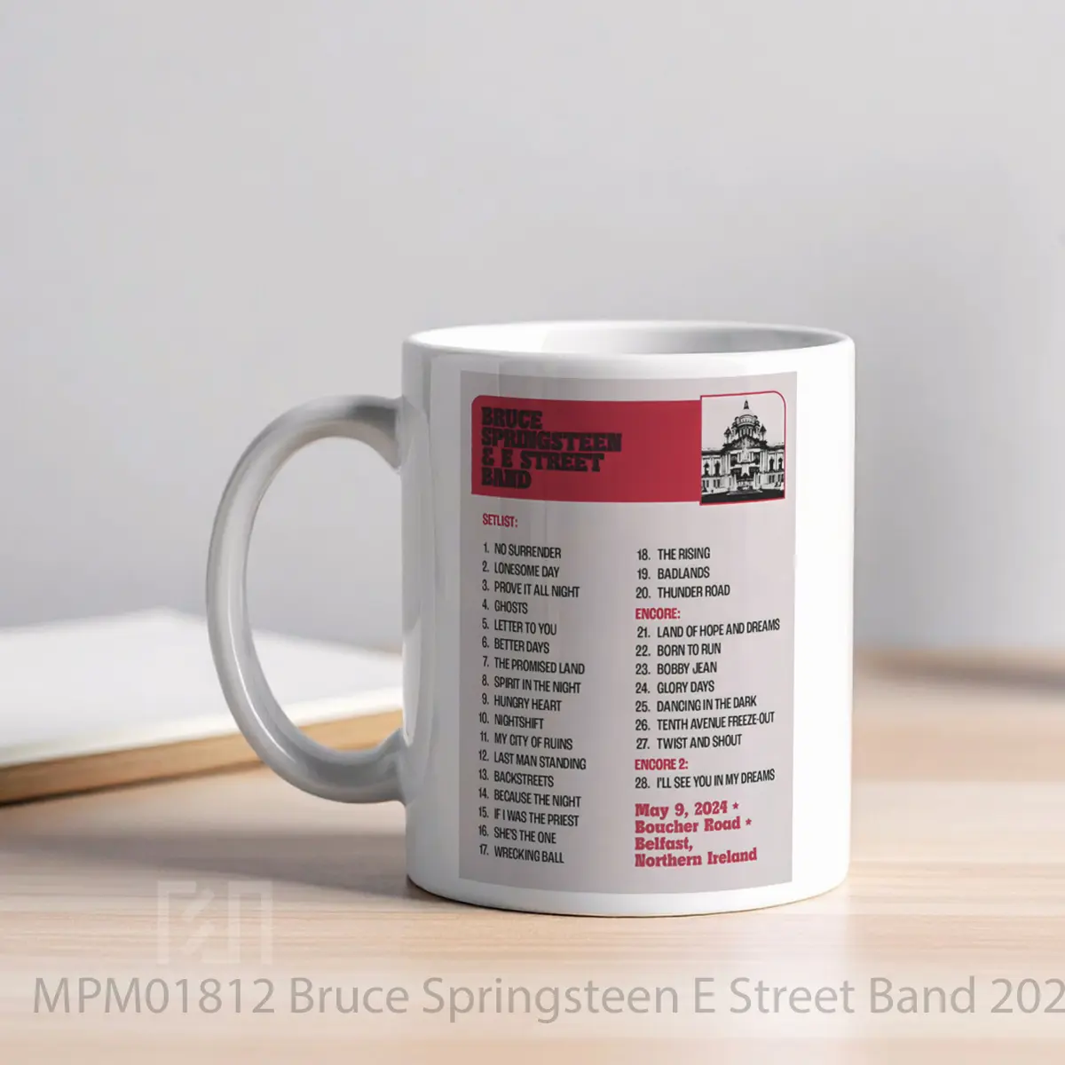 Mug Bruce Springsteen E Street Band 2024 World Tour 5 MPM01812 - All-side / Desain