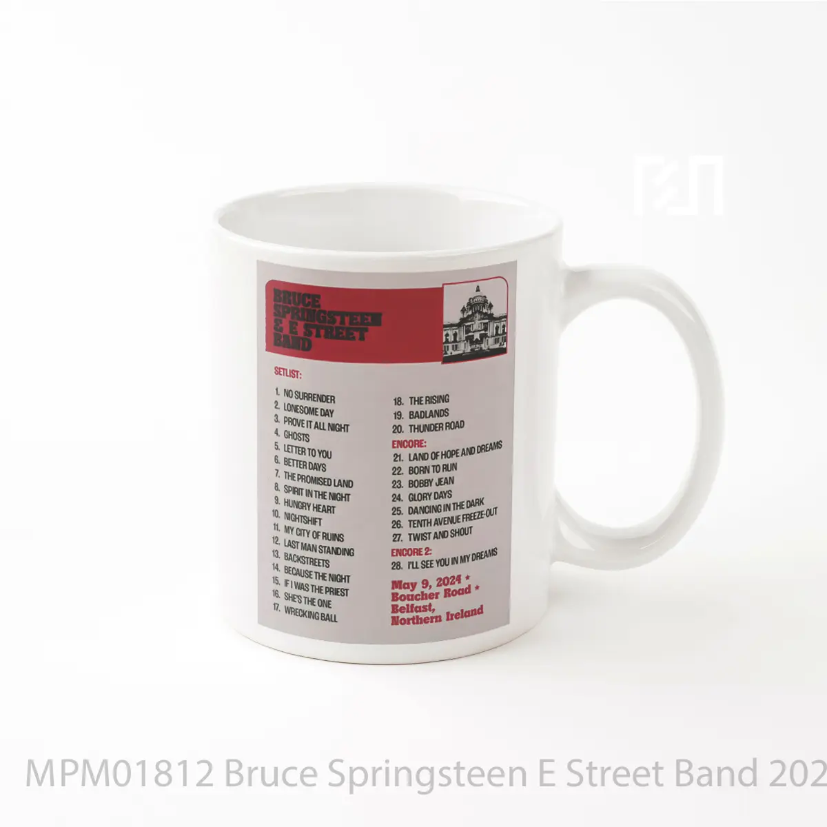 Mug Bruce Springsteen E Street Band 2024 World Tour 5 MPM01812