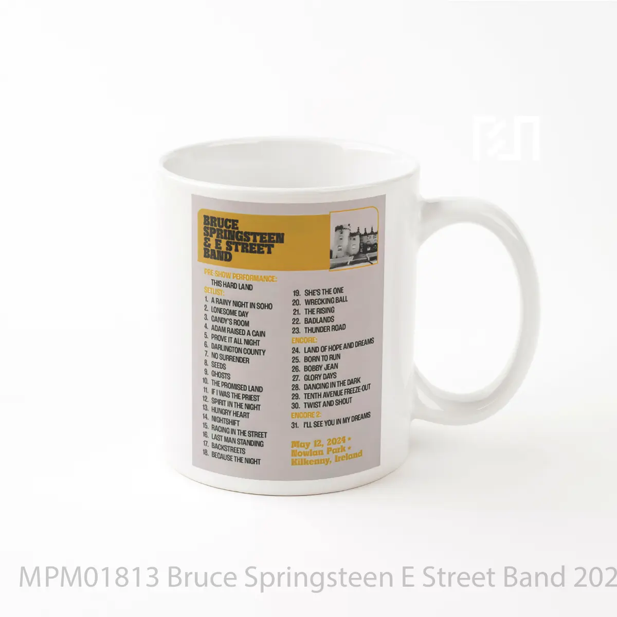 Mug Bruce Springsteen E Street Band 2024 World Tour 6 MPM01813