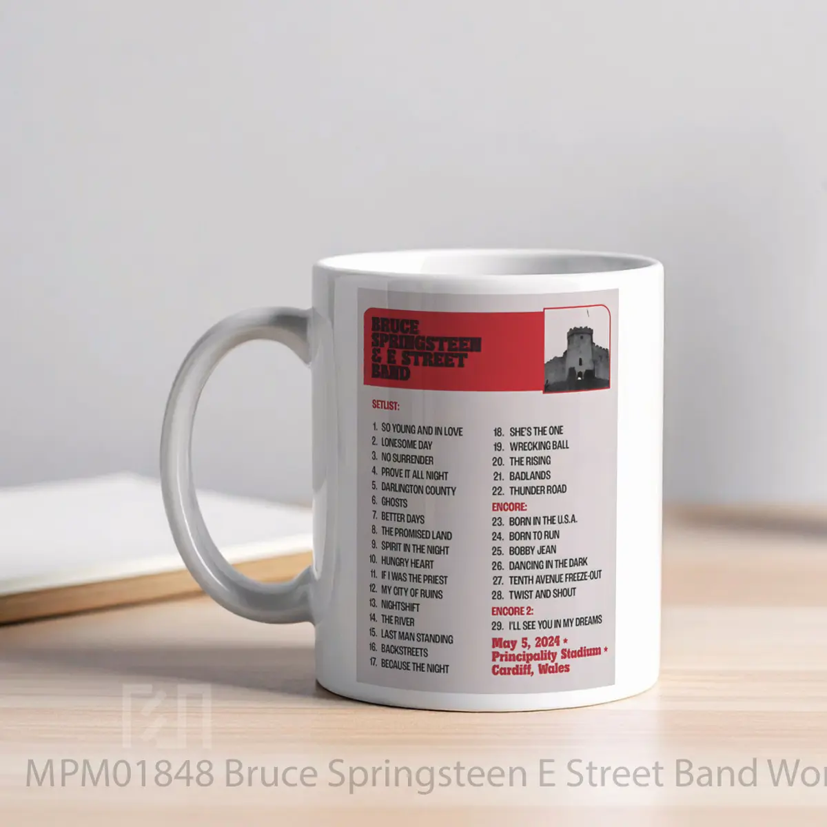 Mug Bruce Springsteen E Street Band World Tour 2024 MPM01848 - All-side / Desain