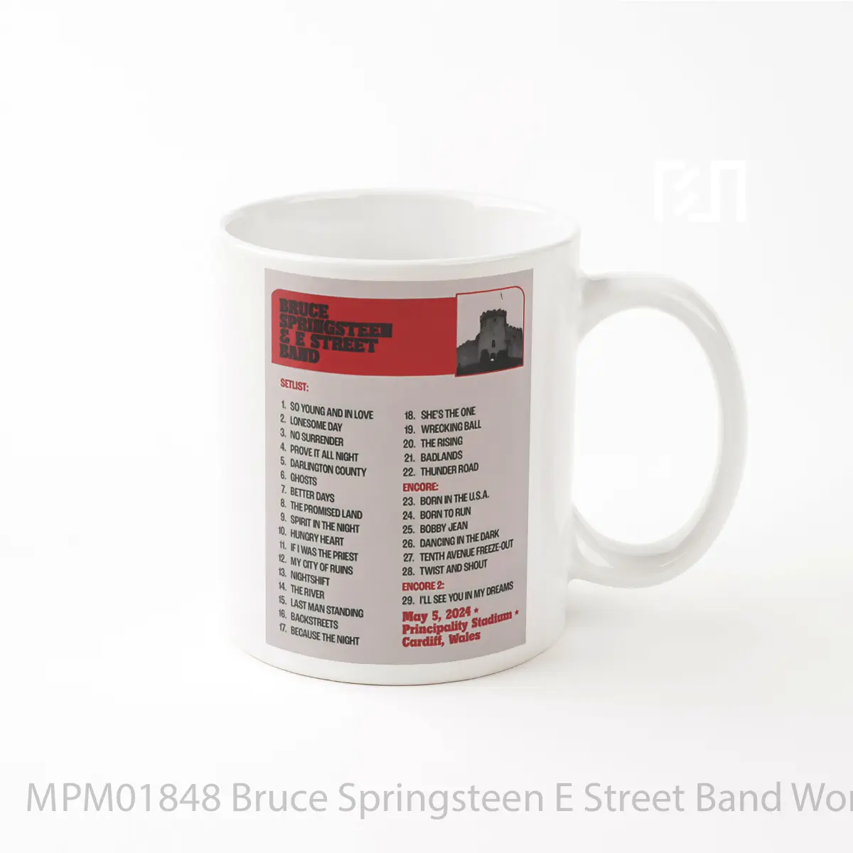Mug Bruce Springsteen E Street Band World Tour 2024 MPM01848