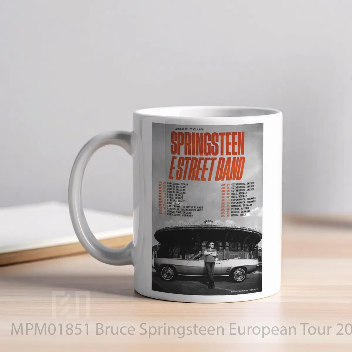 Mug Bruce Springsteen European Tour 2023 A MPM01851 - All-side / Desain