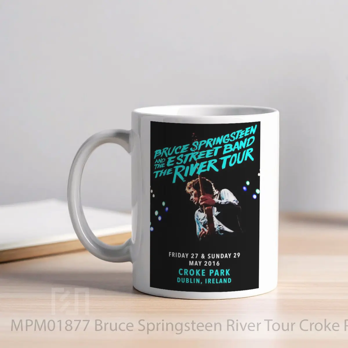 Mug Bruce Springsteen River Tour Croke Park Dublin May MPM01877 - All-side / Desain