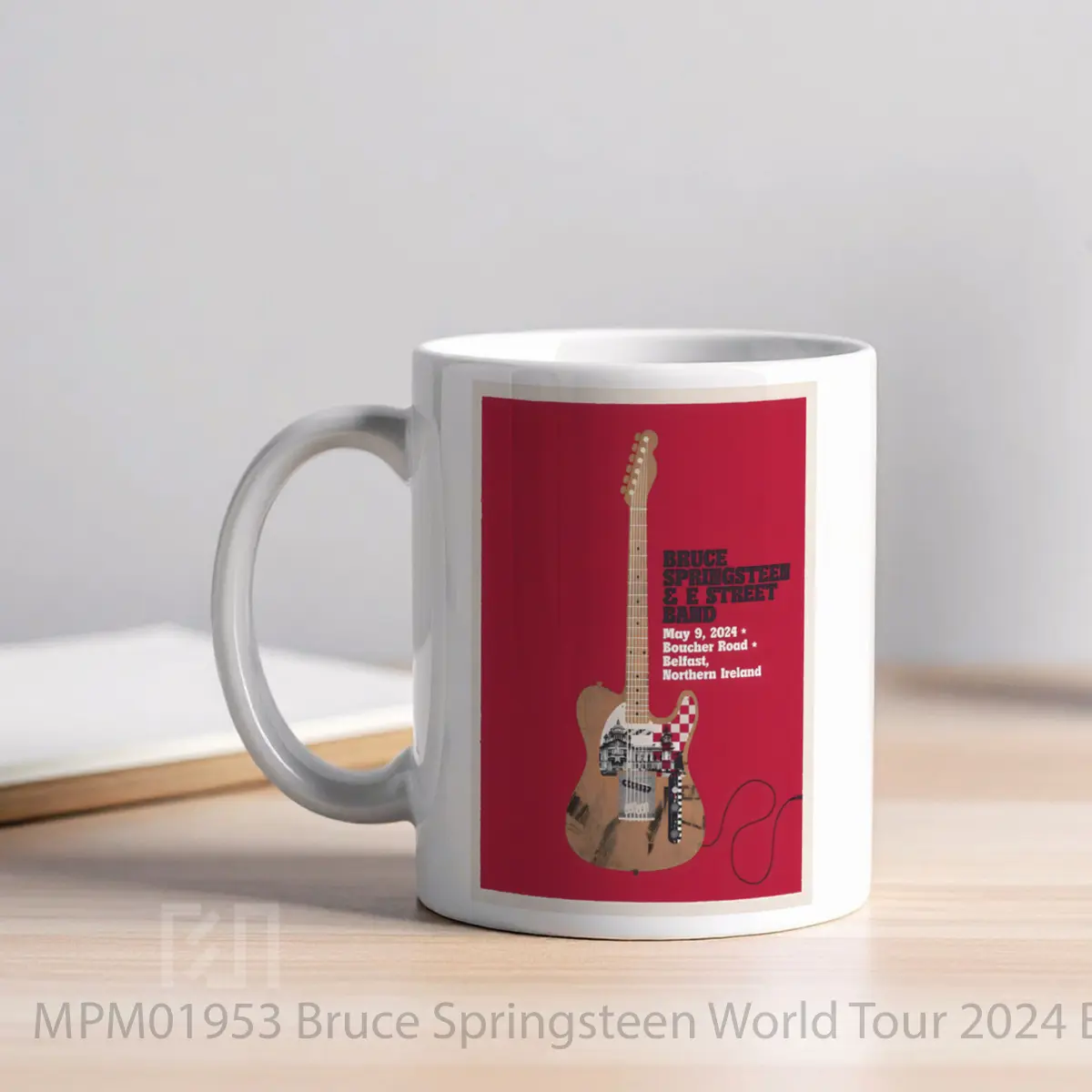 Mug Bruce Springsteen World Tour 2024 Belfast MPM01953 - All-side / Desain