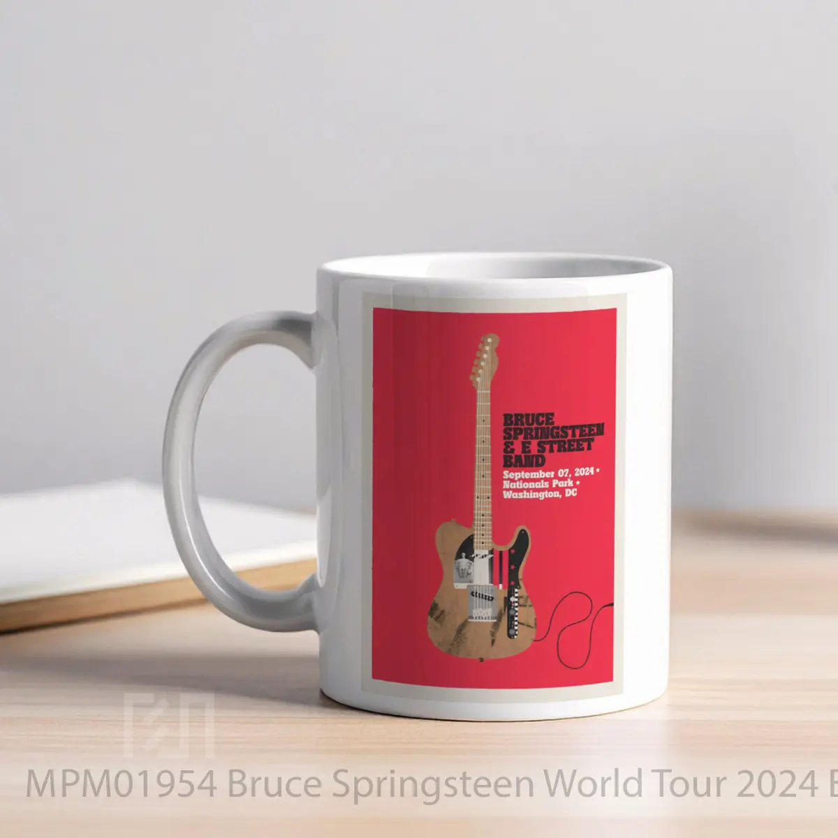 Mug Bruce Springsteen World Tour 2024 Bilbao Variant MPM01954 - All-side / Desain