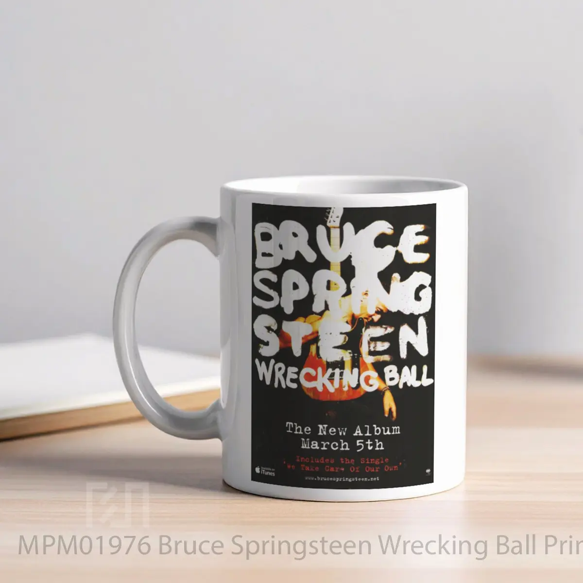 Mug Bruce Springsteen Wrecking Ball Print MPM01976 - All-side / Desain