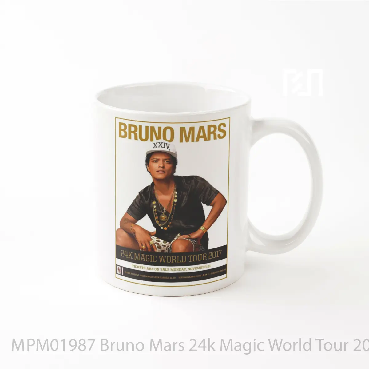 Mug Bruno Mars 24k Magic World Tour 2017 1 MPM01987